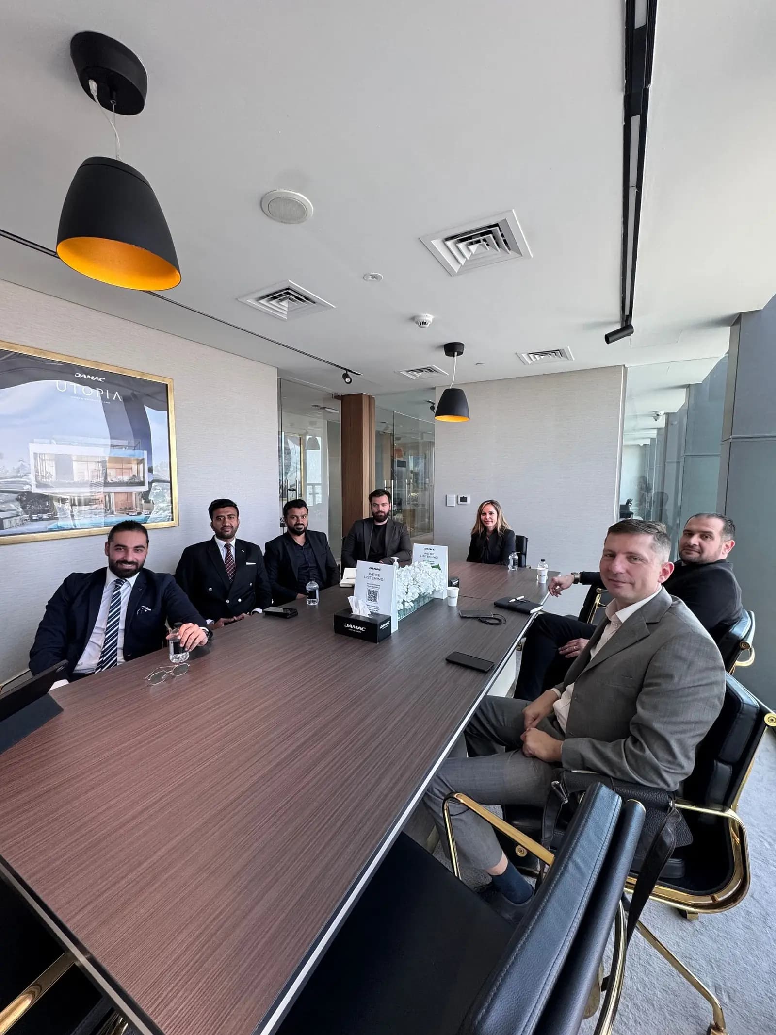 Quality review session around a boardroom table