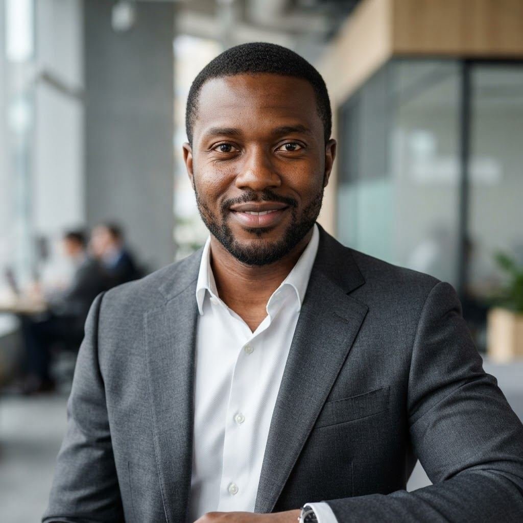 Portrait of Denzel Khann, Managing Director